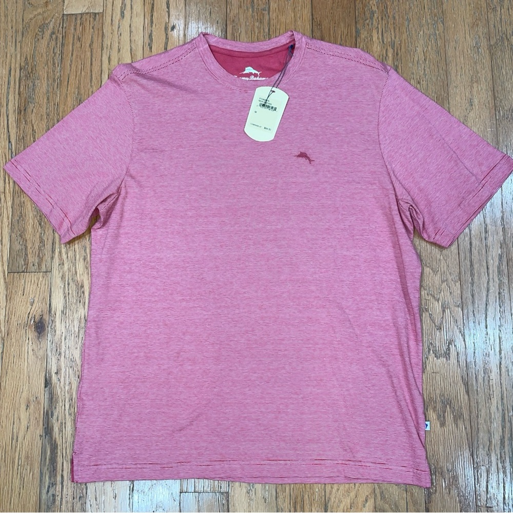 Tommy Bahama Men's M Pocket Tee T-Shirt new red sail ST226285 TX NWT $59.50